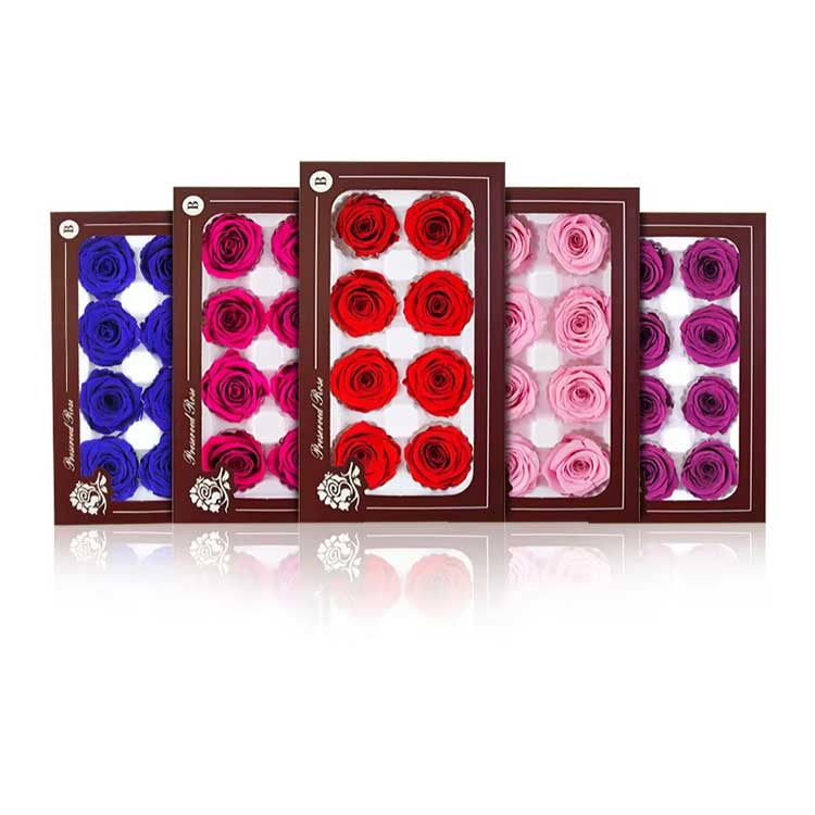 एव्हरलास्टिंग फ्लॉवर 8 फुले गुलाब गिफ्ट बॉक्स