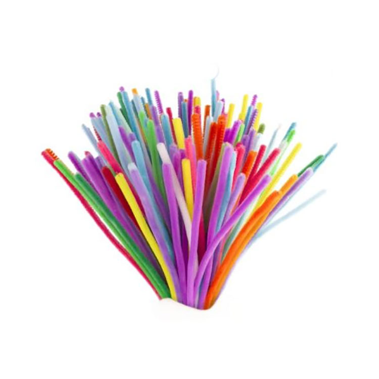 हाताने तयार केलेला पाईप क्लीनर पुष्पगुच्छ DIY किट