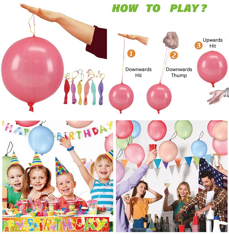 Hand slap balloons
