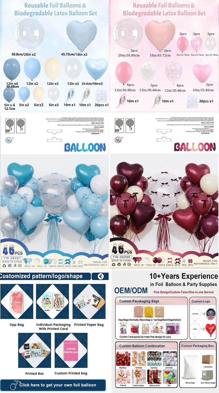 Satin Bows Decorated Balloon Party arch kit factory