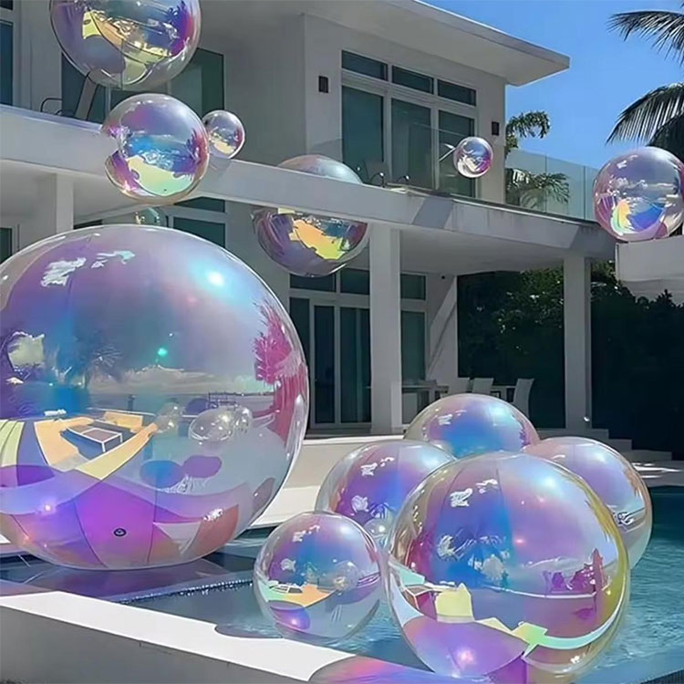 मिरर बलून डिस्को चमकदार इन्फ्लेटेबल