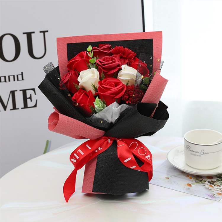 साबण फ्लॉवर गुलदस्ता